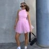 Glamorous Liberty Tulle Mini Dress -Pretty Pink